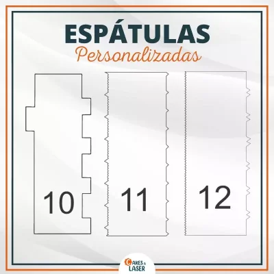 Espátulas 10, 11, 12