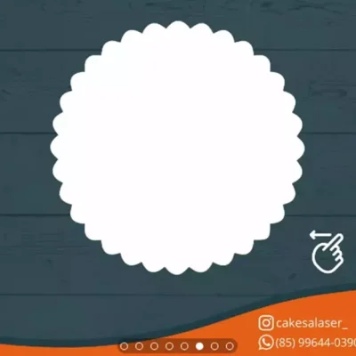 Cakeboard Fosco Floral - 3mm 1,90 Categoria * CAKEBOARDS TRADICIONAIS Ordem