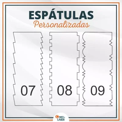 Espátulas 7, 8, 9
