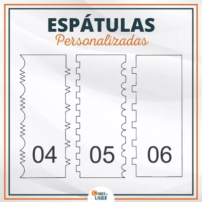 Espátulas 4, 5, 6