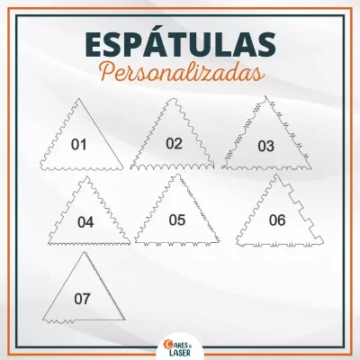Espátulas triangulares